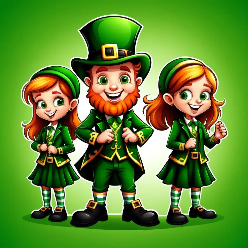 St Patrick day kids cartoon
