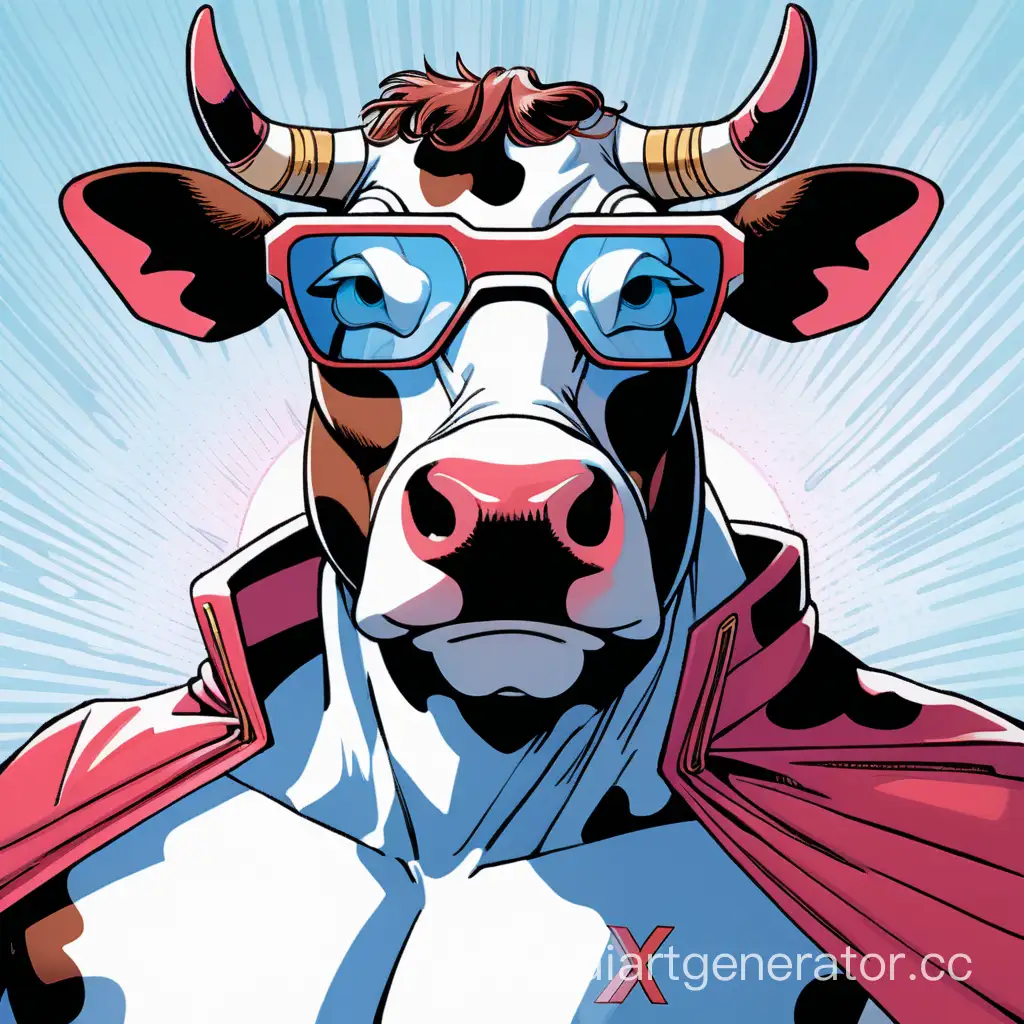 Blue-and-White-Cow-Superhero-with-Cyclops-Powers-in-Comic-Book-Style