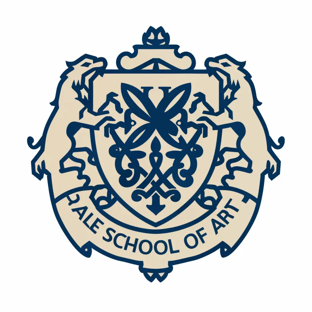 a logo design,with the text "Yale school of Art", main symbol:Yale university and mediviallike,complex,be used in Technology industry,clear background