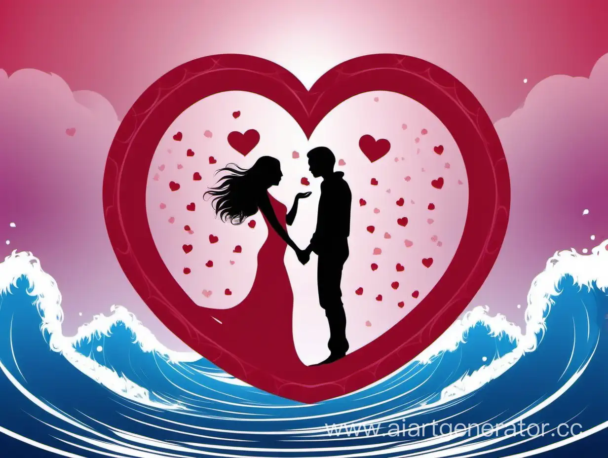 Create a picture for the article 'On the Same Wave of Love: Love Horoscope for January 10'. Showcase different zodiac signs united by a common atmosphere of romance. Use bright colors and highlight the key ideas of the article: balance in relationships, initiative in love and common causes. Simple, creative and inspiring!