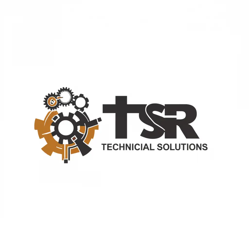 a logo design,with the text "technical system solutions", main symbol:TSR,complex,clear background