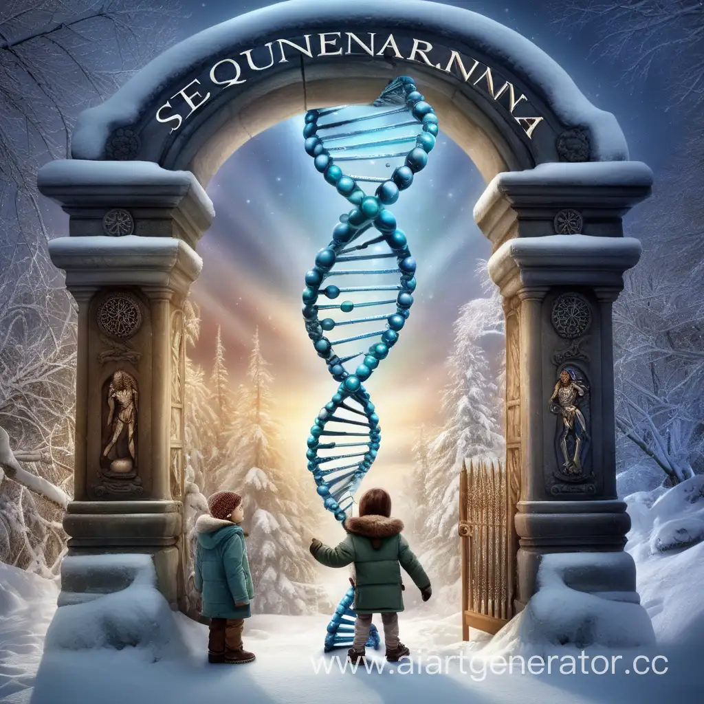 DNA and Narnia and label "SequeNarnia"