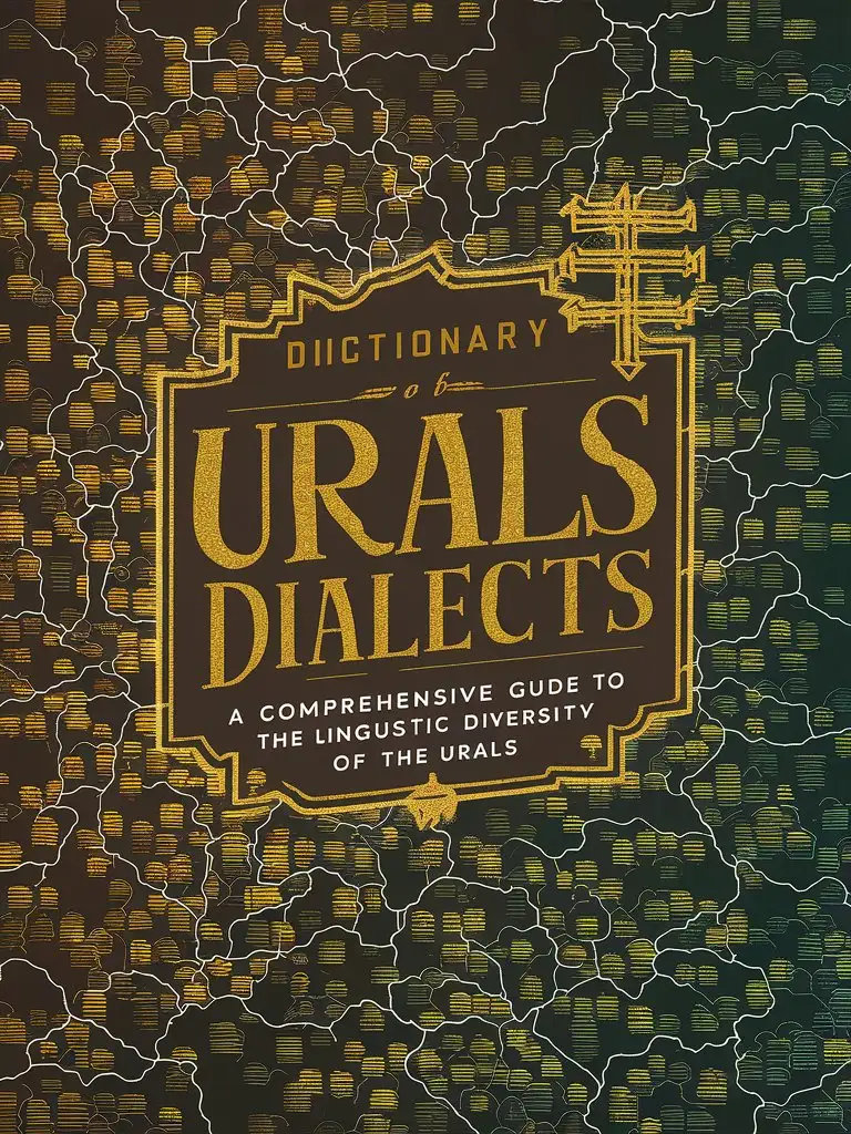 Vibrant-Illustration-of-Ural-Dialects-Dictionary-Cover