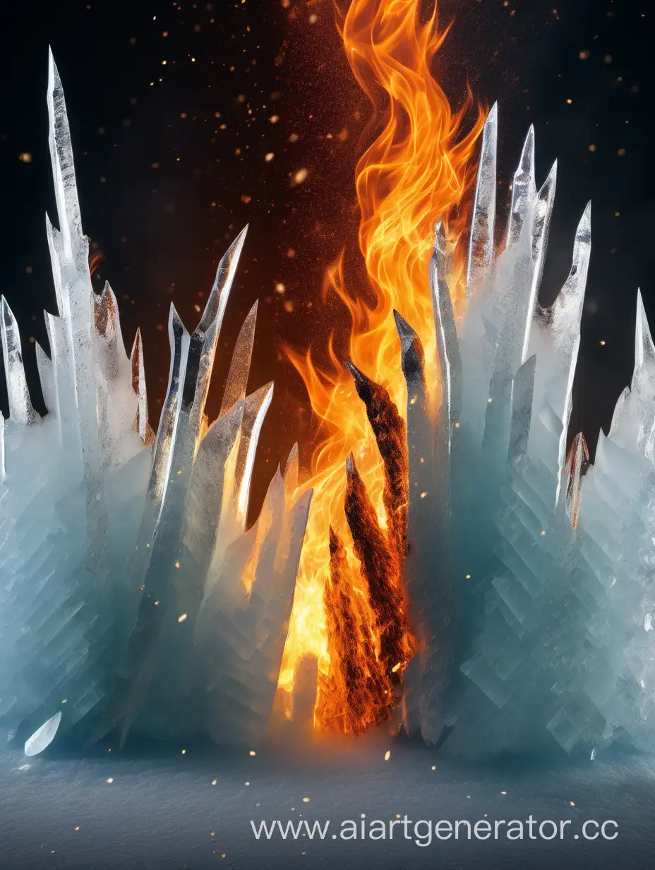 Contrast-of-Fire-and-Ice-Dynamic-Elemental-Forces-Collide