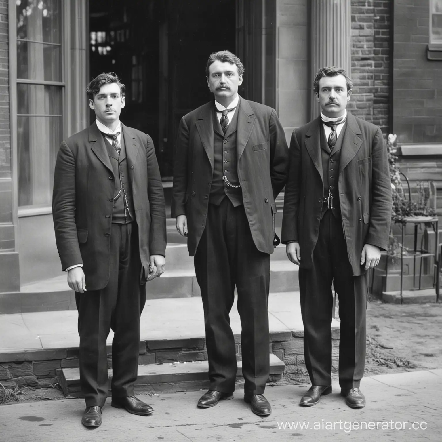 Three-Victorian-Gentlemen-in-Business-Attire