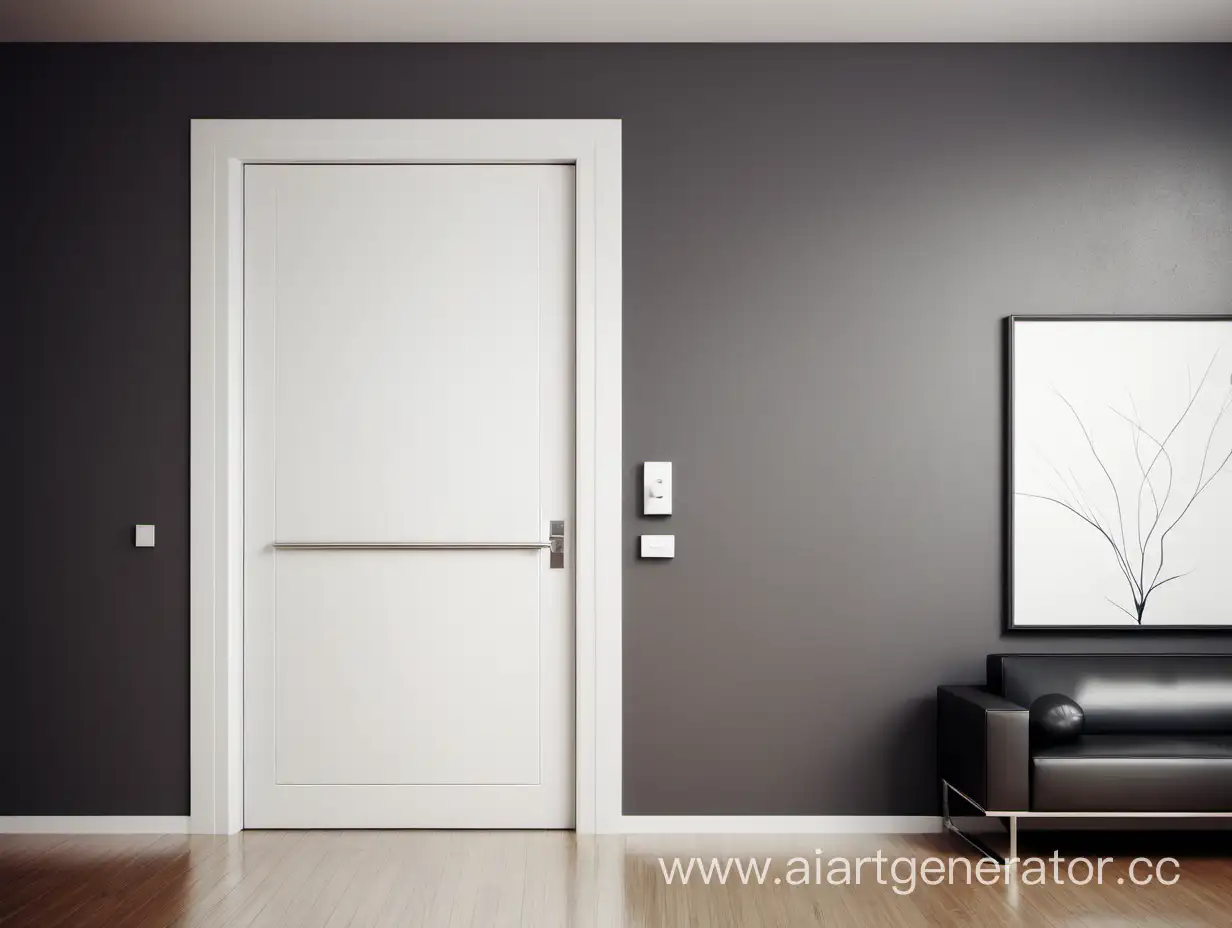 Contemporary-White-Door-in-Elegant-Interior-Design