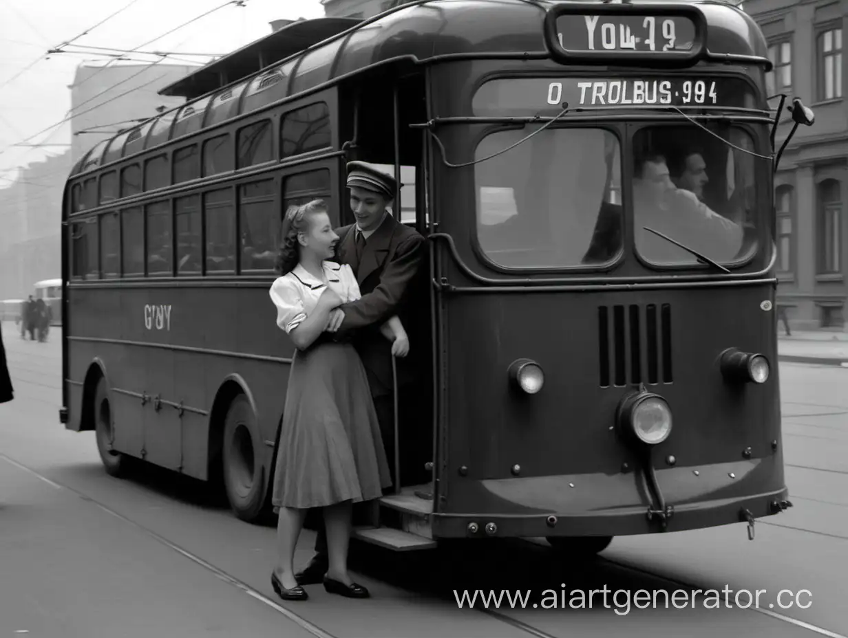 1942-Vintage-Couple-Riding-Trolleybus-in-Nostalgic-Scene