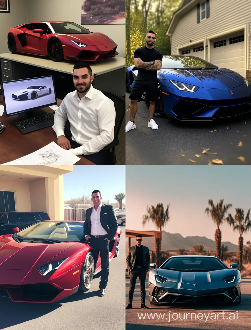 Frugal-Owner-with-Lamborghini-Car