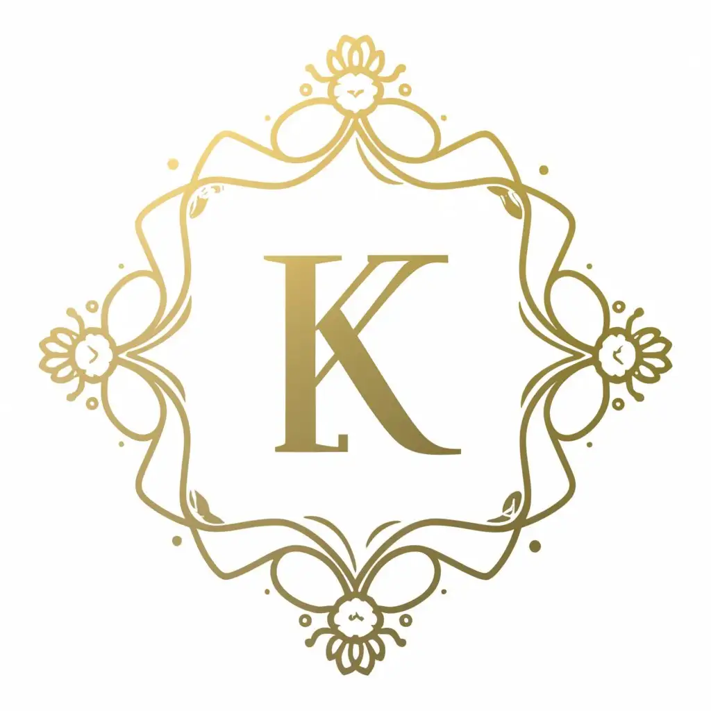 a logo design,with the text "KOKO SCENTS", main symbol:Golden K in the middle, with a design related to fragrance and beauty,Moderate,be used in Beauty Spa industry,clear background