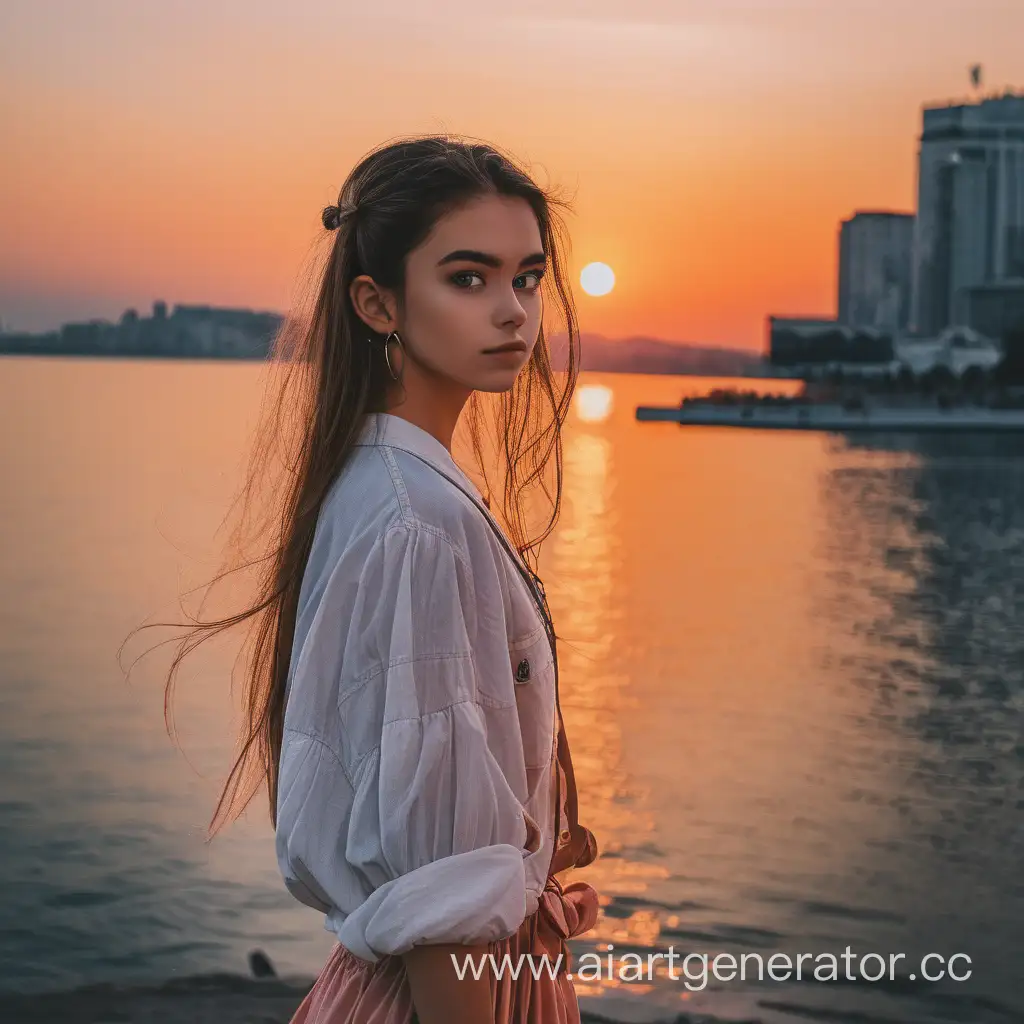 Captivating-Sunset-Portrait-of-a-Beautiful-Girl