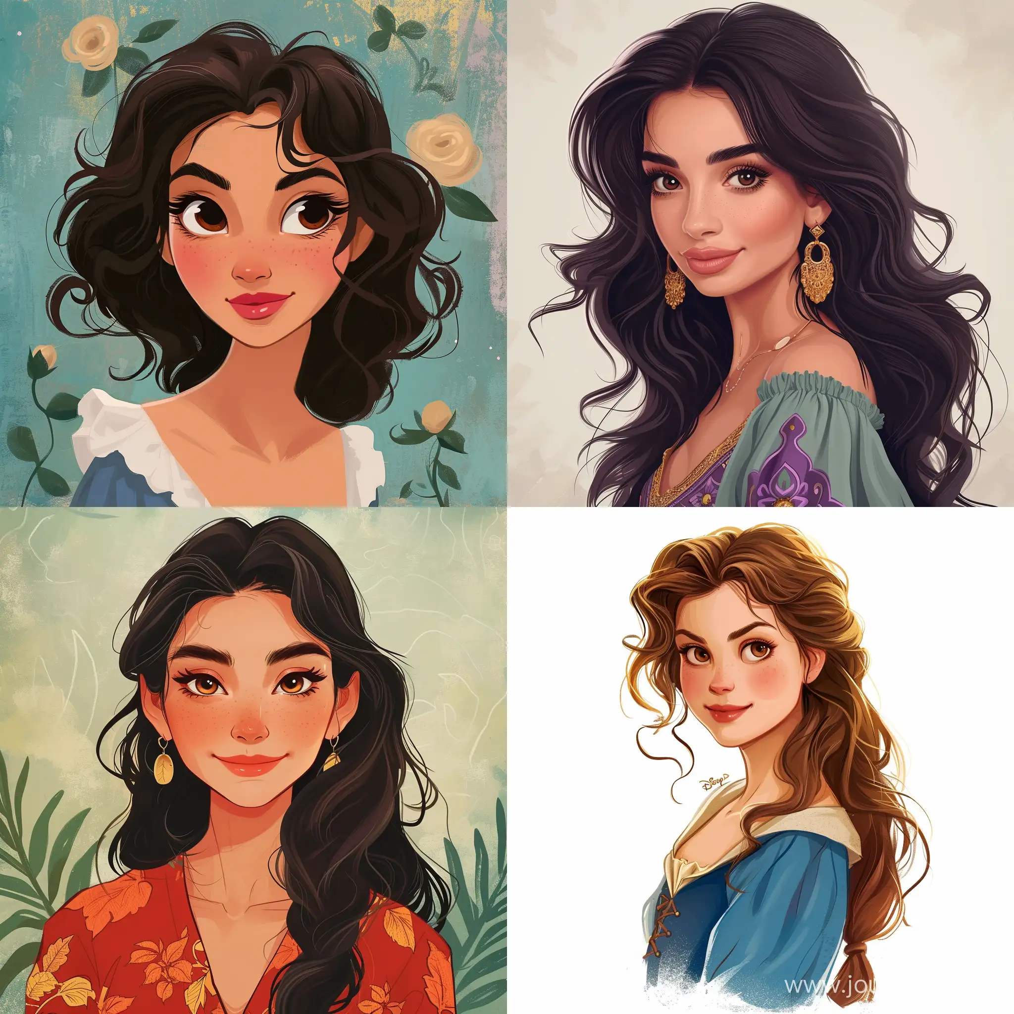 DisneyStyle-Portrait-Illustration-Enchanting-Character-in-11-Aspect-Ratio