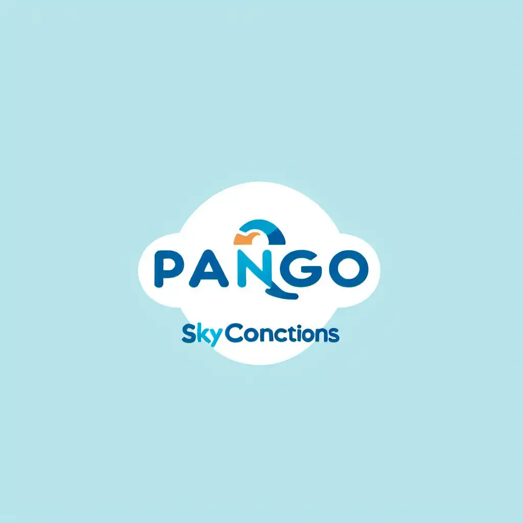 Pango Seamless SkyConnections Logo Design