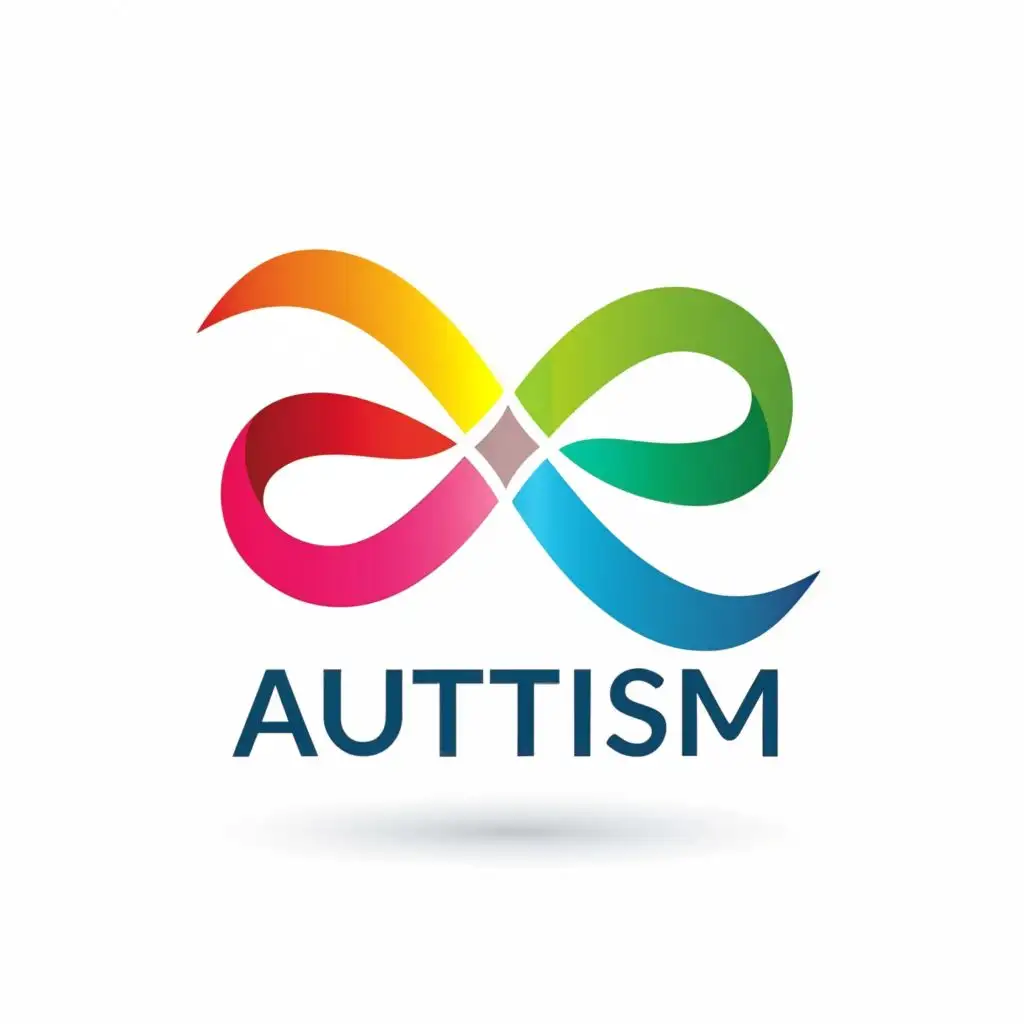 logo, Infinity symbol, with the text "Autism", typography, be used in Nonprofit industry