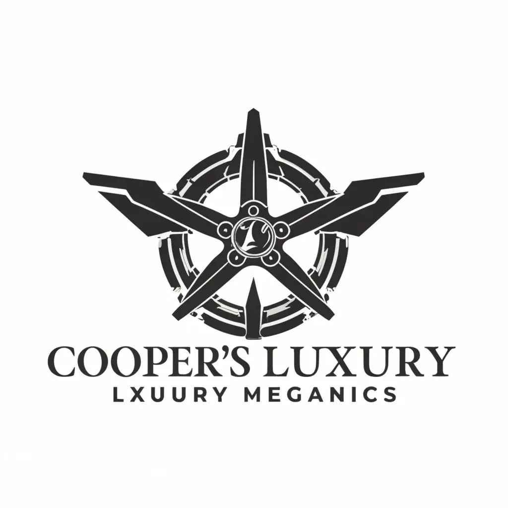 LOGO-Design-For-Coopers-Luxury-Mechanics-Sleek-Car-Emblem-on-Clean-Background