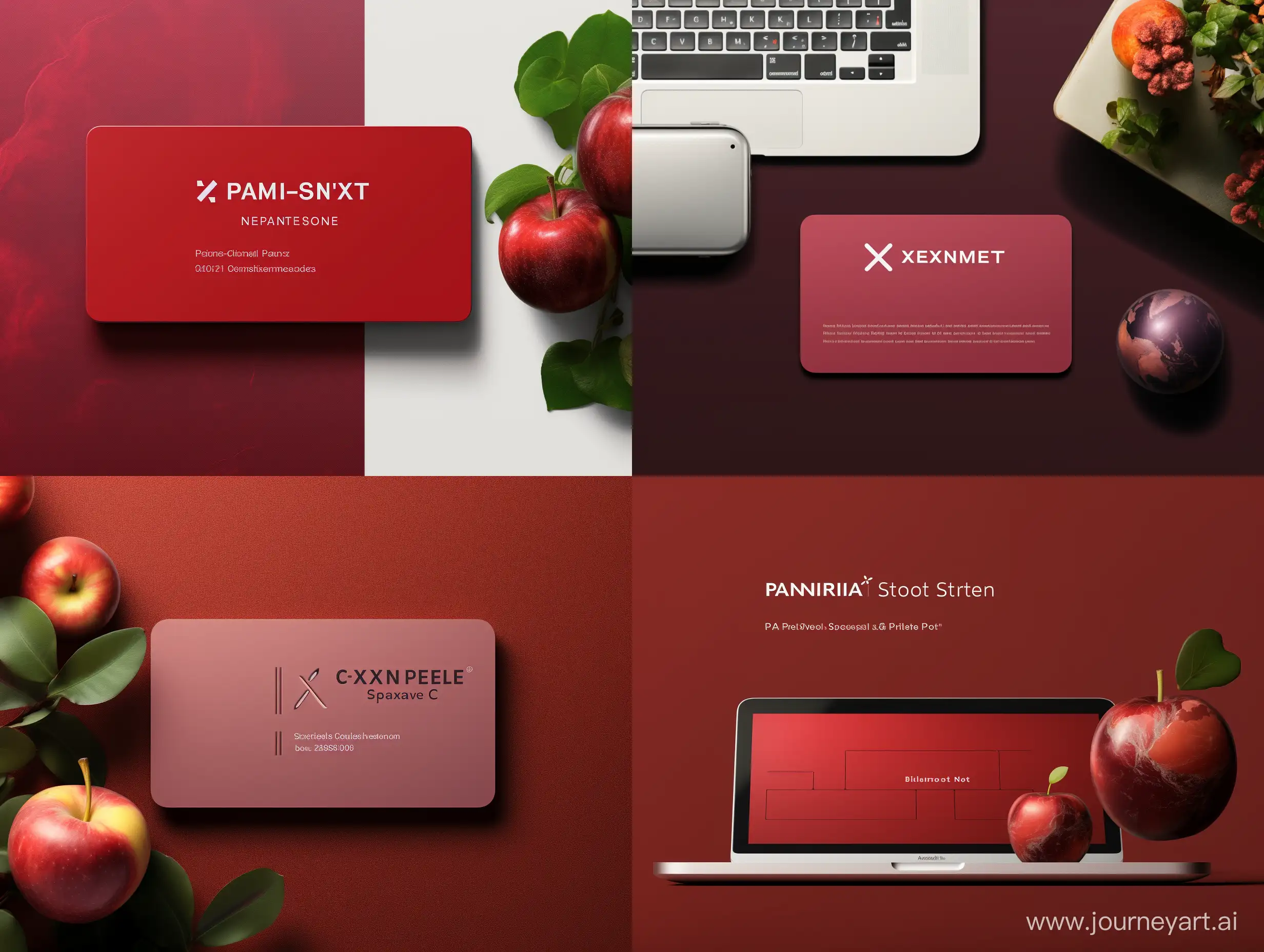 Crimsonthemed-Business-Card-for-Apple-X-Planet-Online-Apple-Product-Store