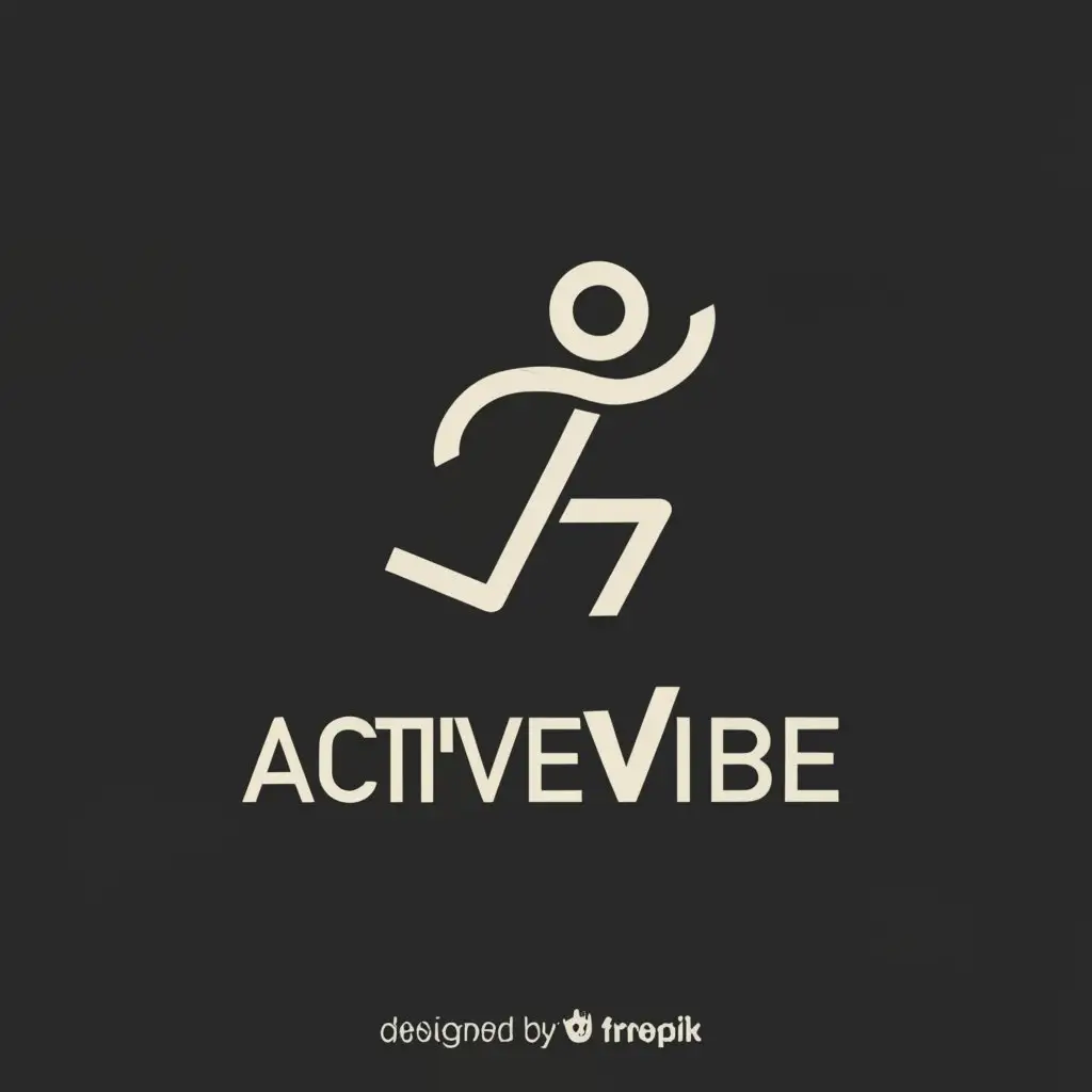 LOGO-Design-For-Active-Vibe-Minimalistic-Running-Man-in-Nature-with-Smiling-Face