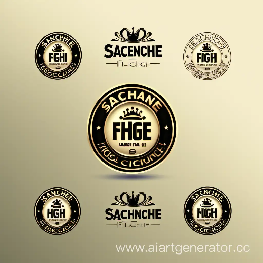 Сделай логотип для продукта с надписью FSanchez высокая детализация современный