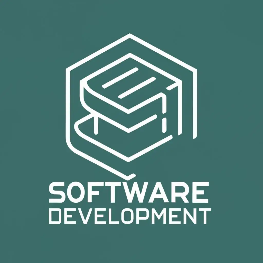 logo, logo, octagon, with the text below "Software Development Team", typography, be used in tech company, with the text "Software Development", typography, be used in Internet industry