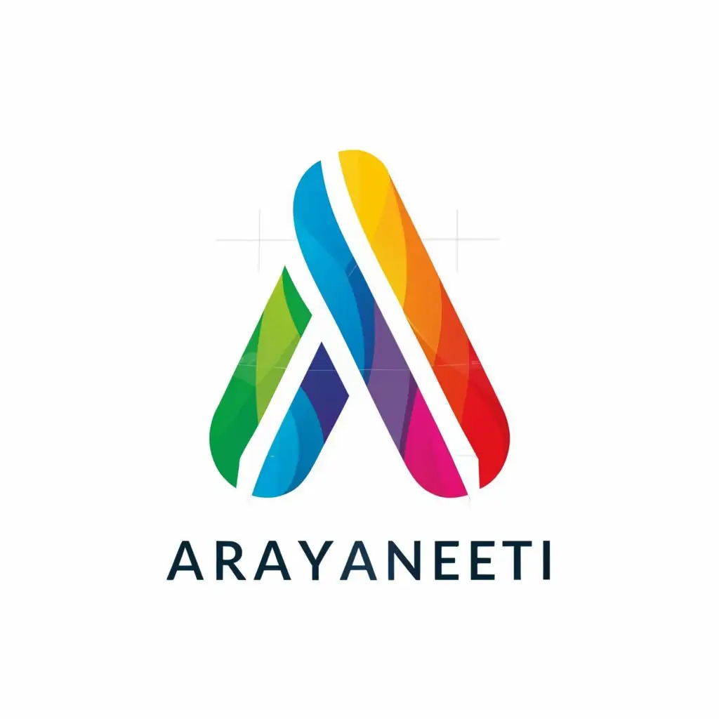 a logo design,with the text "AaryaNeeti", main symbol:A N
,Minimalistic,be used in Technology industry,clear background