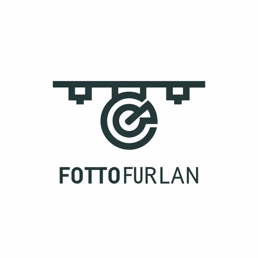 LOGO-Design-for-FotoFurlan-Modern-Digital-Camera-and-Drone-Fusion-for-Travel-Industry