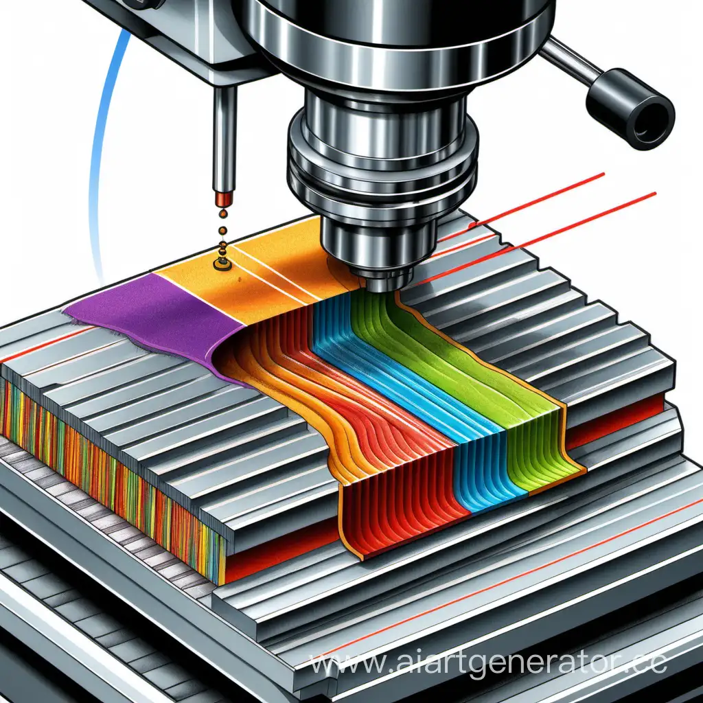 Vibrant-Illustration-Precision-Challenges-in-Milling-Machine-Operations