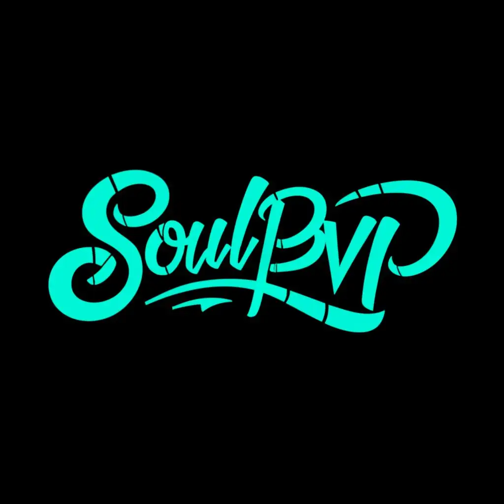 logo, SOULPVP, with the text "SOULPVP", typography