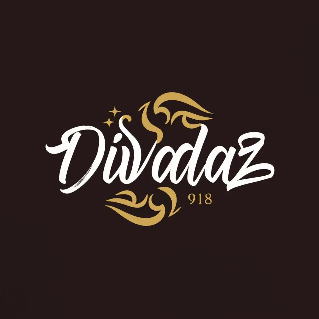 logo, women fashion logo, with the text "divadaz", typography