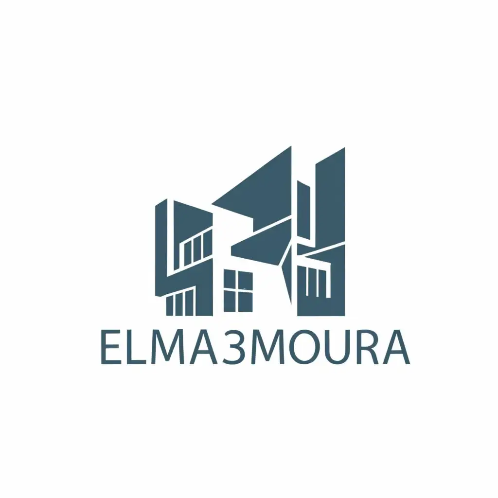 logo, Architecture, with the text "elma3moura", typography, be used in Animals Pets industry