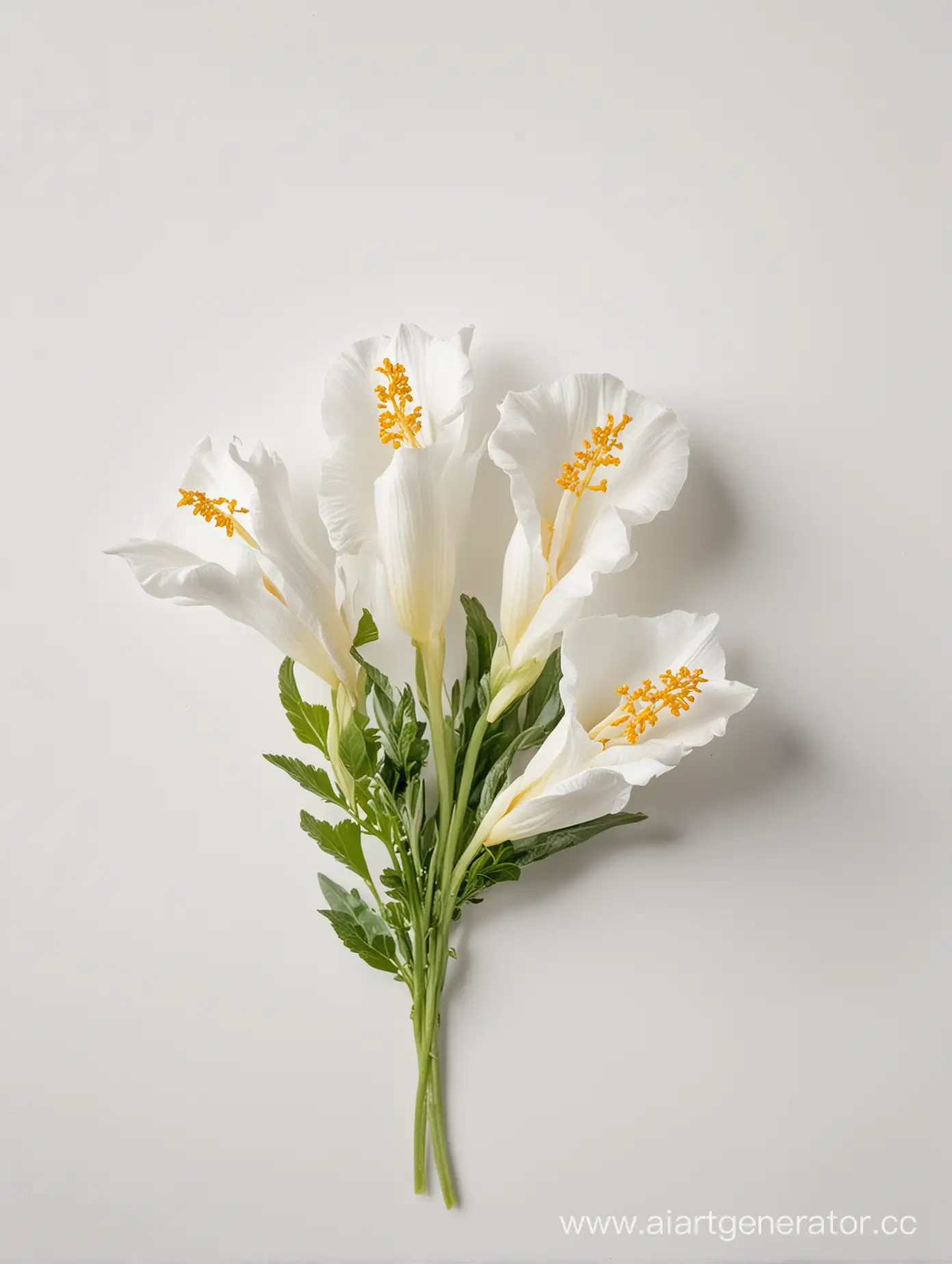 Amarnath flower on WHITE background