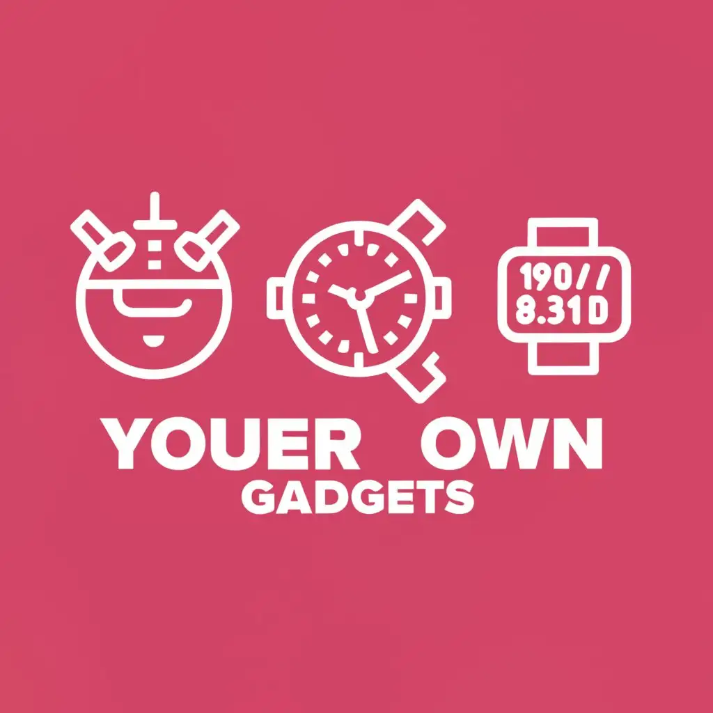 LOGO-Design-For-Your-Own-Gadgets-Innovative-Symbols-Representing-Time-and-Money-Saving-Gadgets