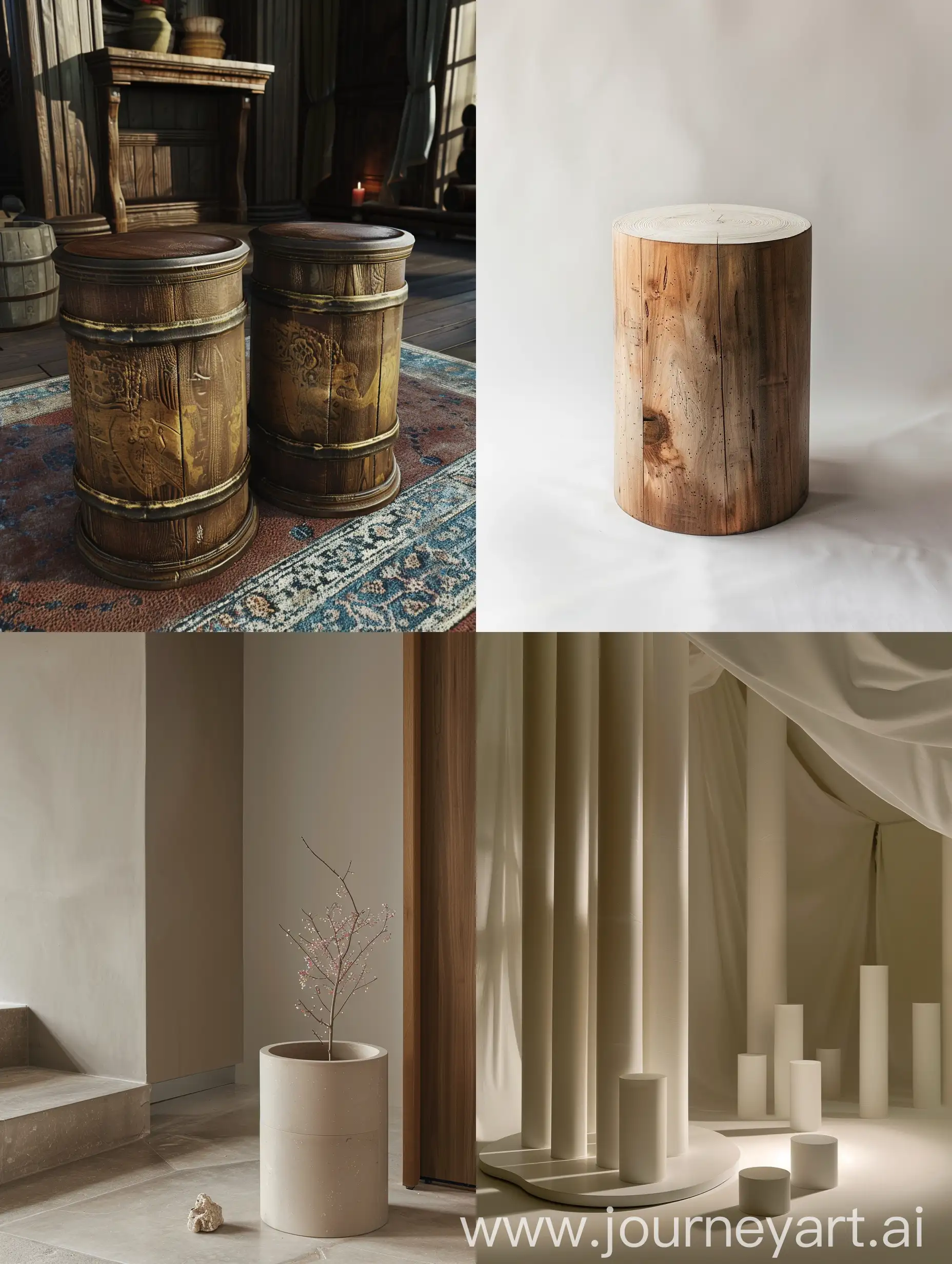 Elegant-Home-Dcor-Cylindrical-Furniture-Base-Design