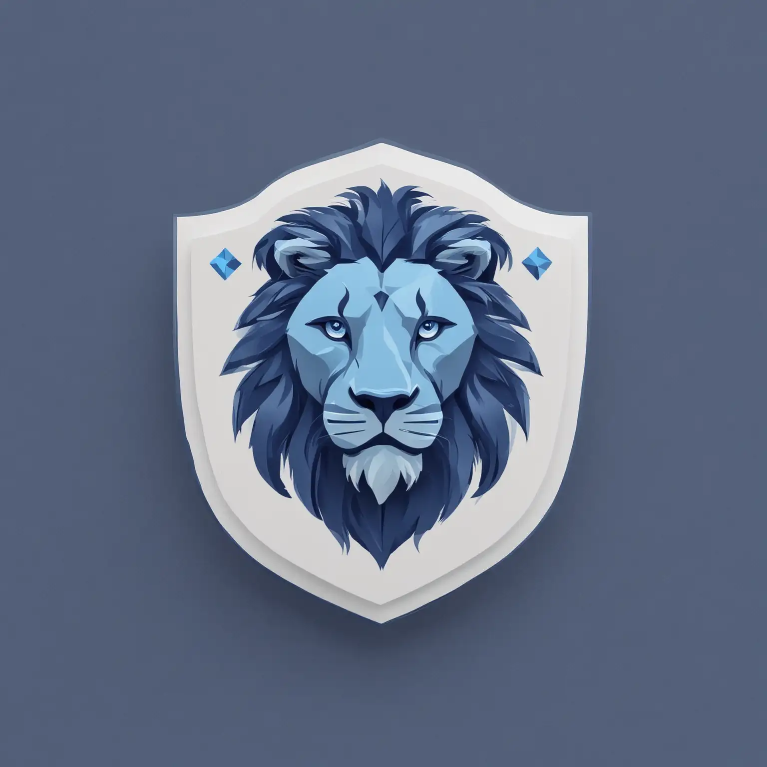 Innovative User Experience Agency Showcasing Blue Lion Logo Design