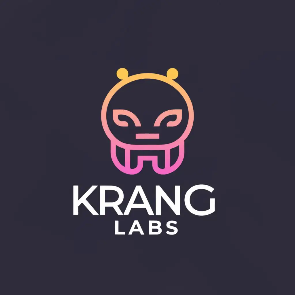 a logo design,with the text "Krang Labs", main symbol:Krang,Moderate,be used in Technology industry,clear background