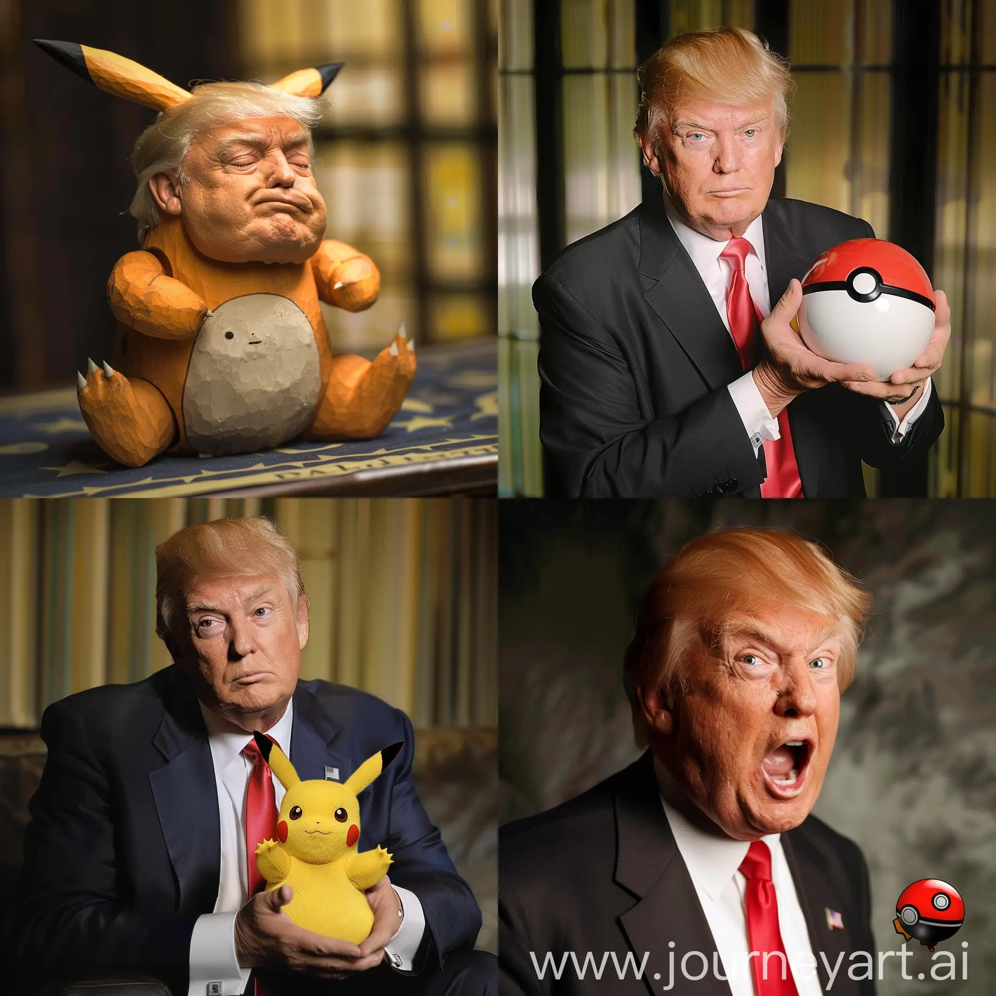 donald trump as a pokemon