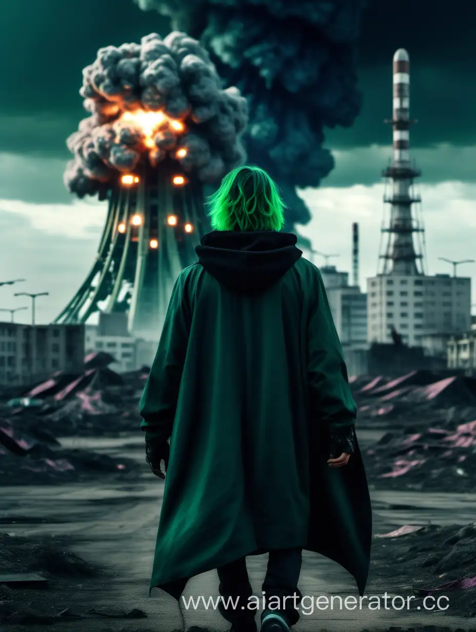 Mysterious-Cyberpunk-Figure-with-Dark-Green-Hair-Amidst-Russian-Nuclear-Fallout