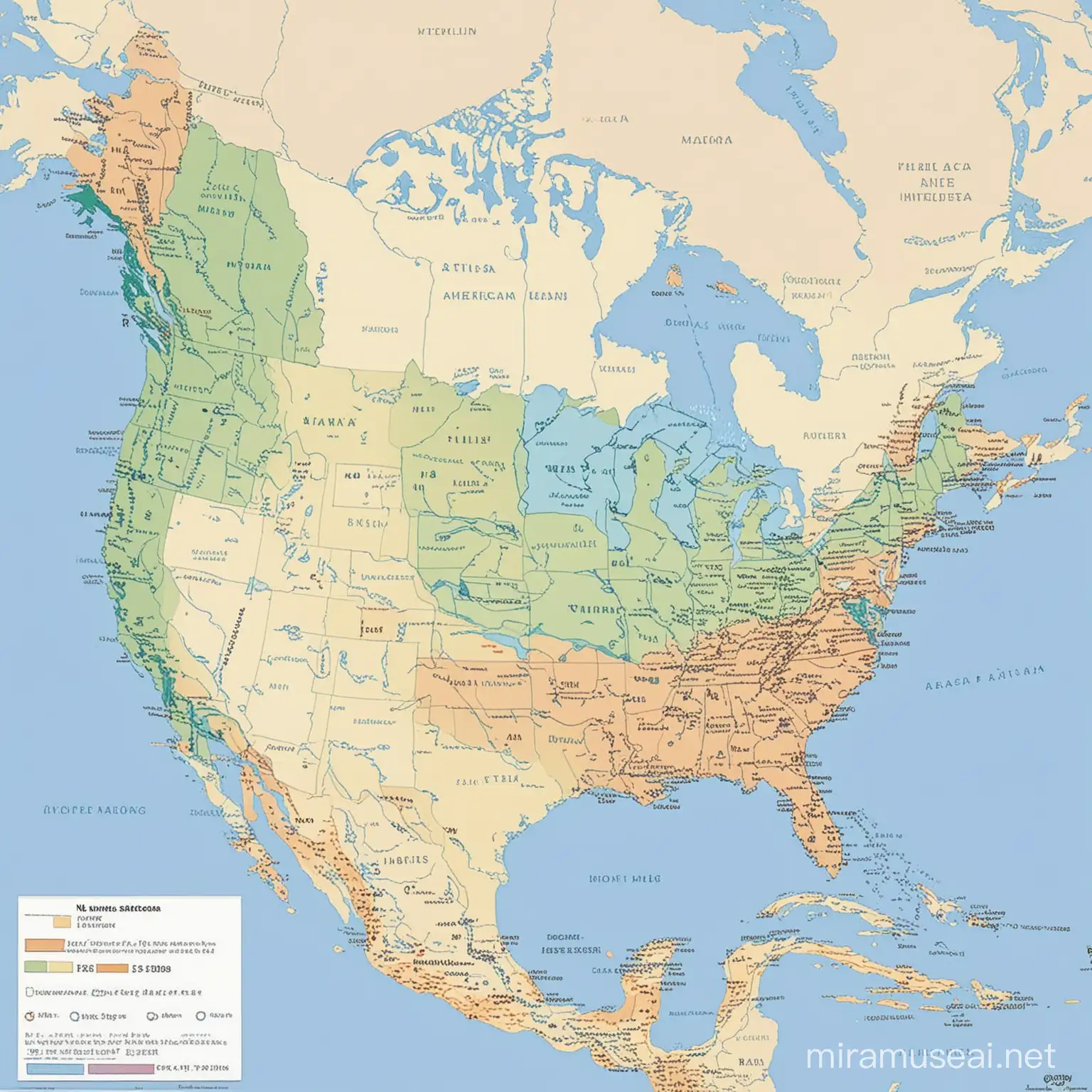 Create a map of Native American tribes before European contact from Alaska to Argentina