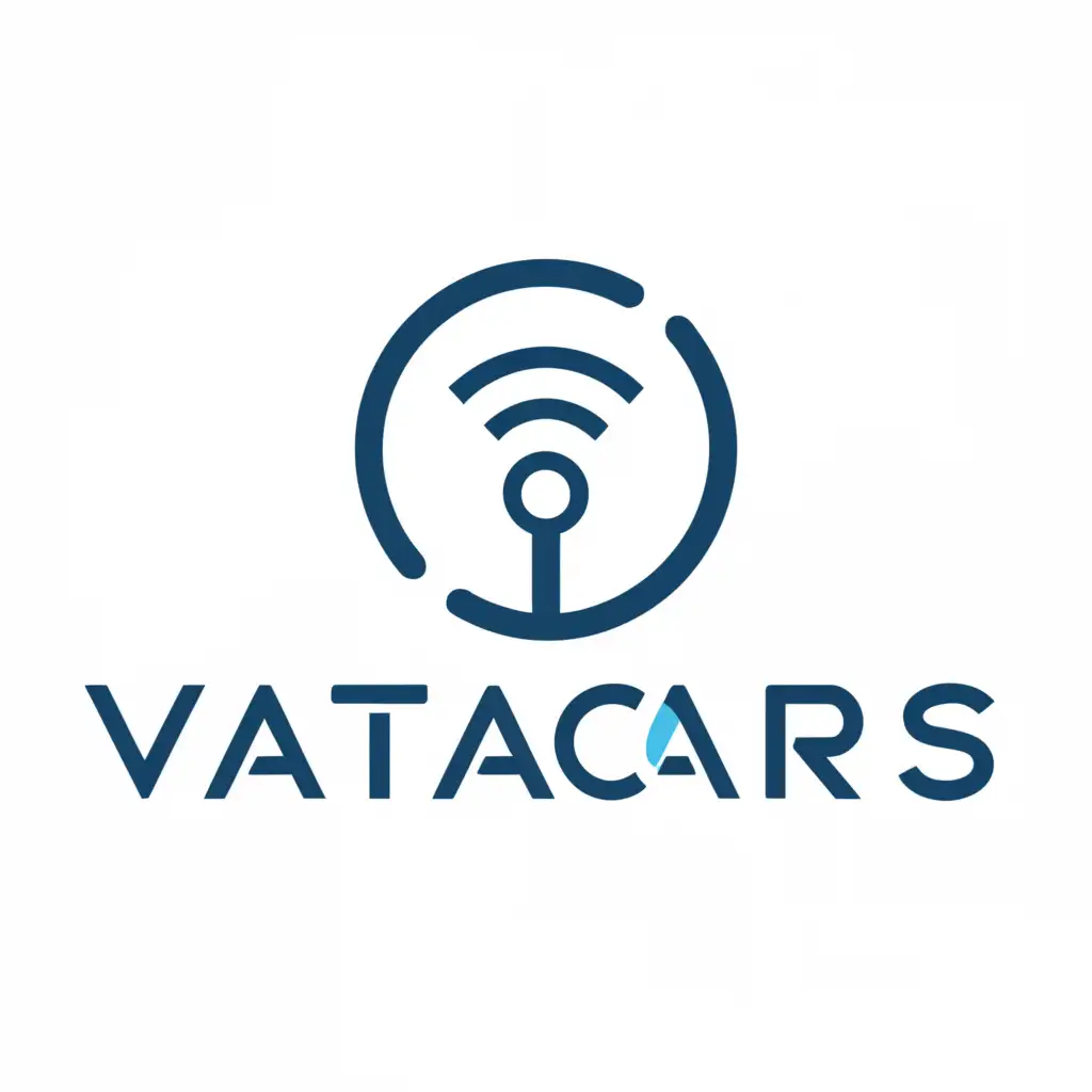 a logo design,with the text "VatACARS", main symbol:radar,Minimalistic,be used in Travel industry,clear background