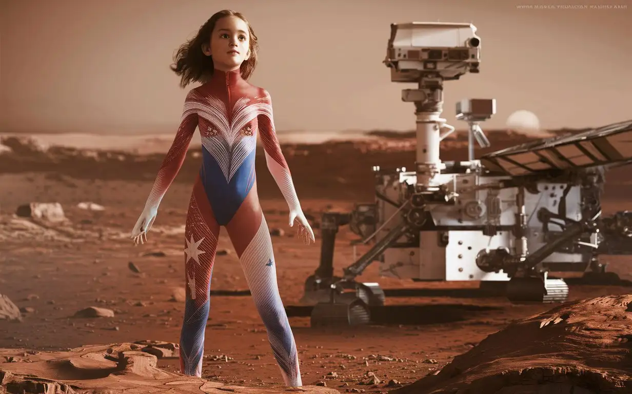 Soviet-Girl-in-Stunning-Bodystocking-Exploring-Mars