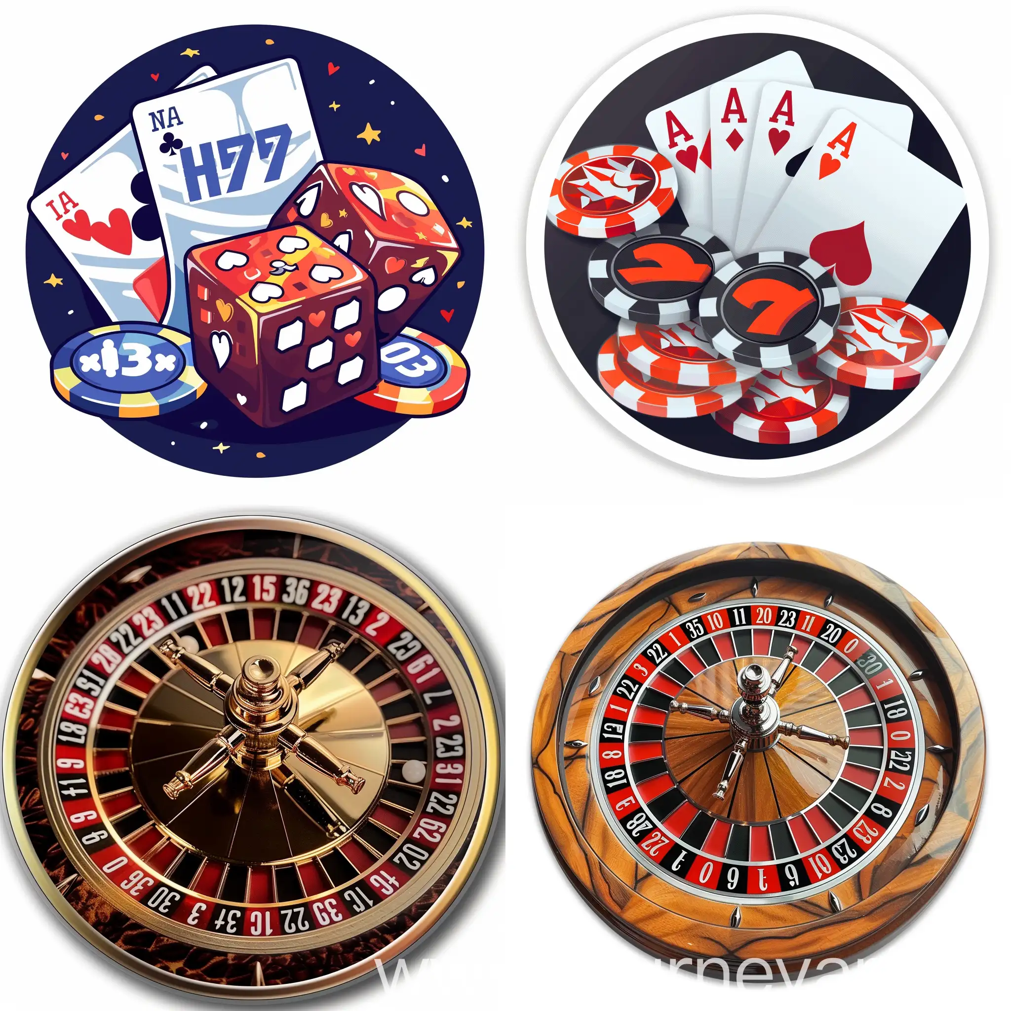 Whimsical-NezaHF-Gambling-Logo-in-Circular-Design