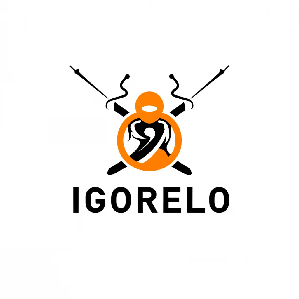 a logo design,with the text "igorello", main symbol:freeride skiers and snowboarder,Moderate,be used in Travel industry,clear background