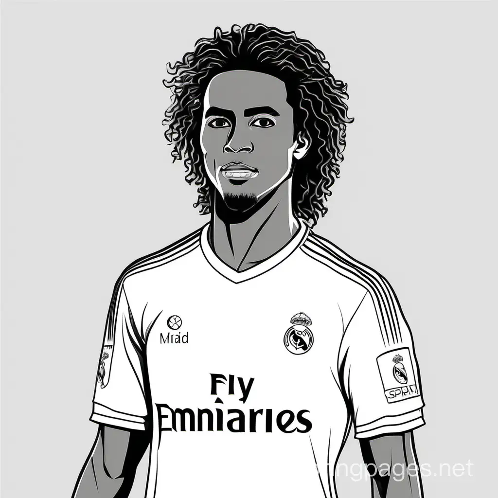 Eduardo-Camavinga-Football-Coloring-Page-Real-Madrid-Midfielder-Line-Art