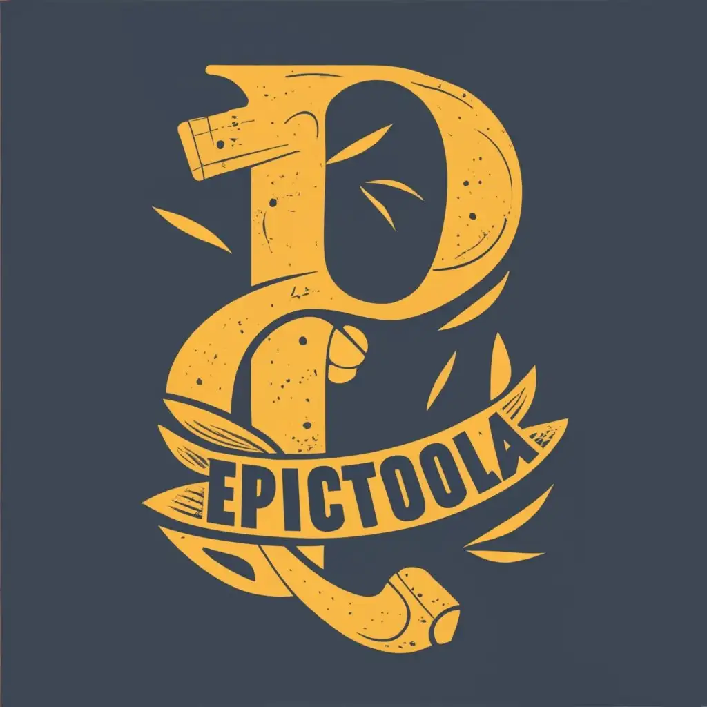 logo, EP, with the text "EPICPISTOLA", typography
