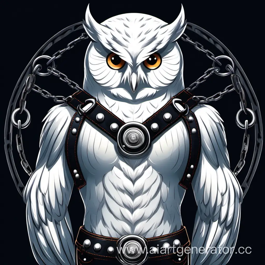 Dominant-White-Muscular-Owl-in-BDSM-Style