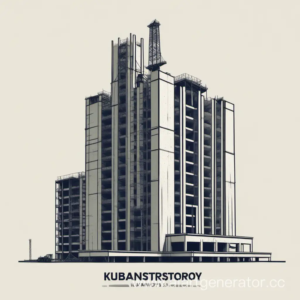 Minimalistic-Drawing-of-Kubanstroy23-Concrete-Construction-Company