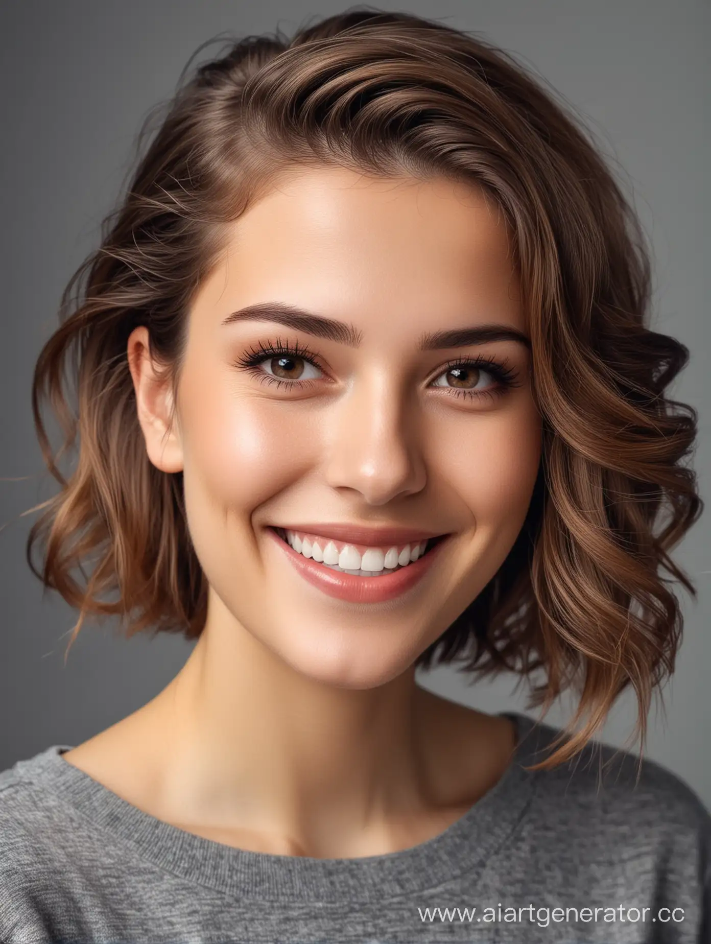 Smiling-Girl-with-Beautiful-Hairstyle-Portrait