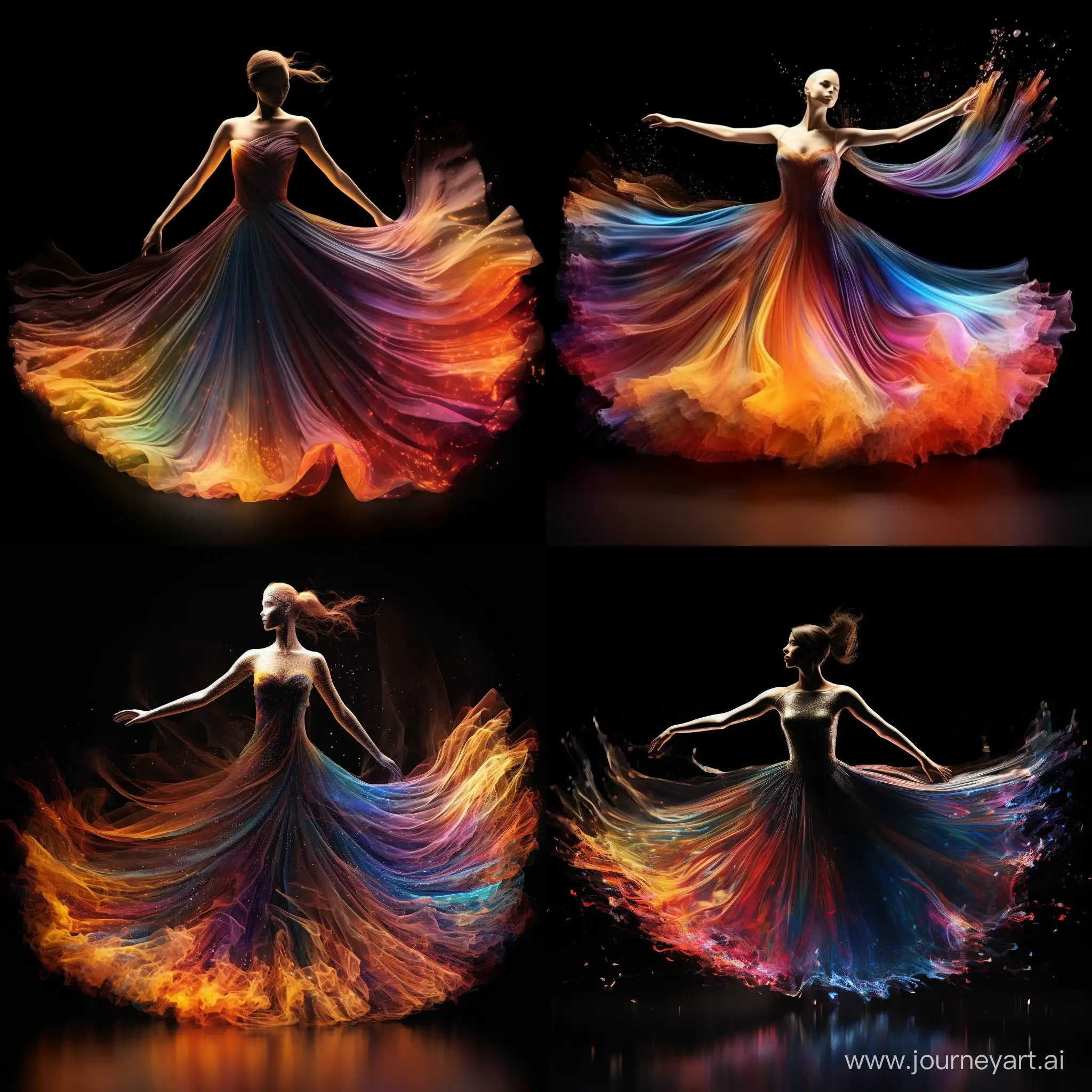 Ethereal-Ballerina-Dancing-Mesmerizing-Diaphanous-Dress-on-Glossy-Surface