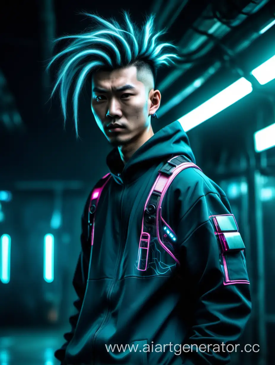 Cyberpunk-World-Asian-Technician-with-Unique-Tracksuit-Hairstyle