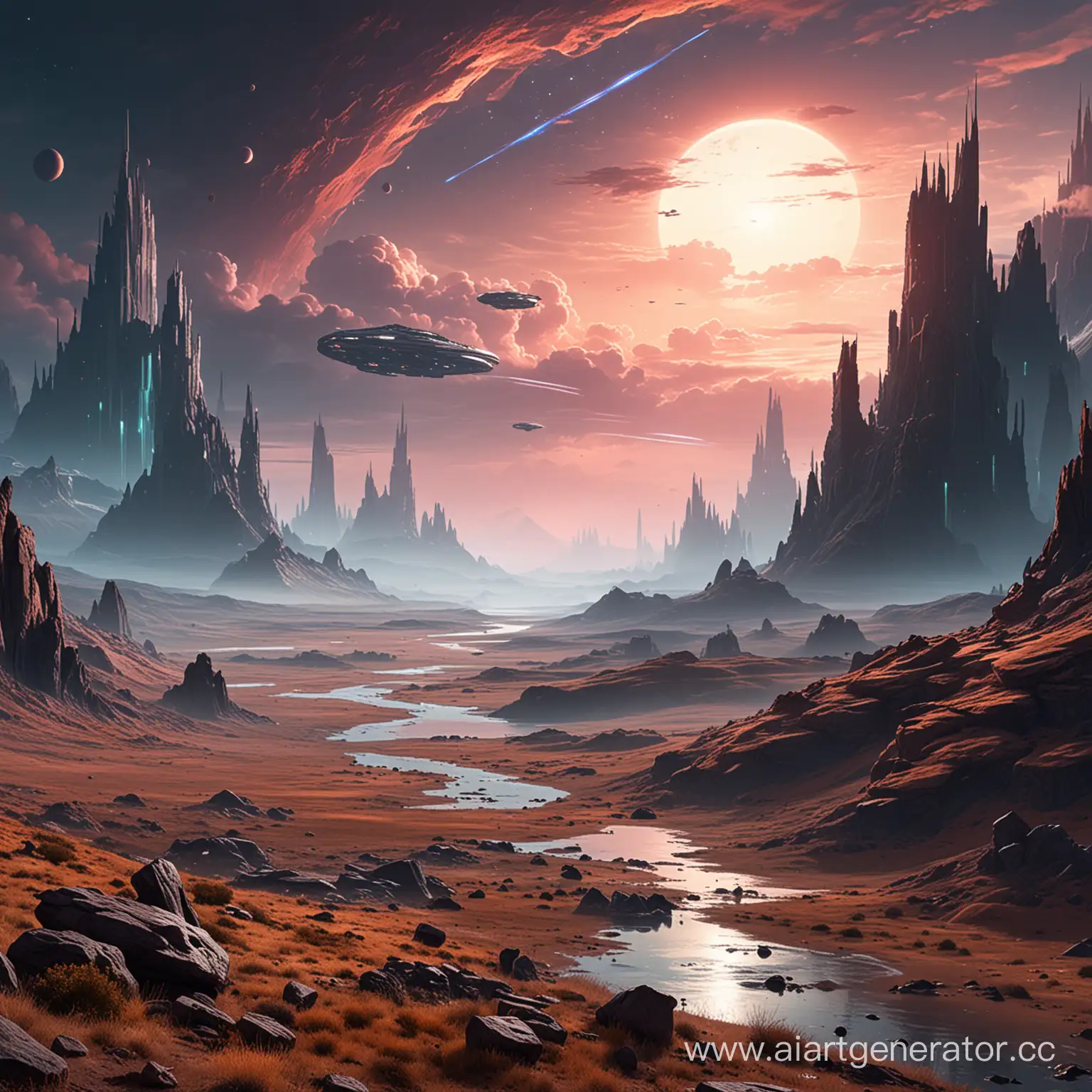 sci-fi landscape