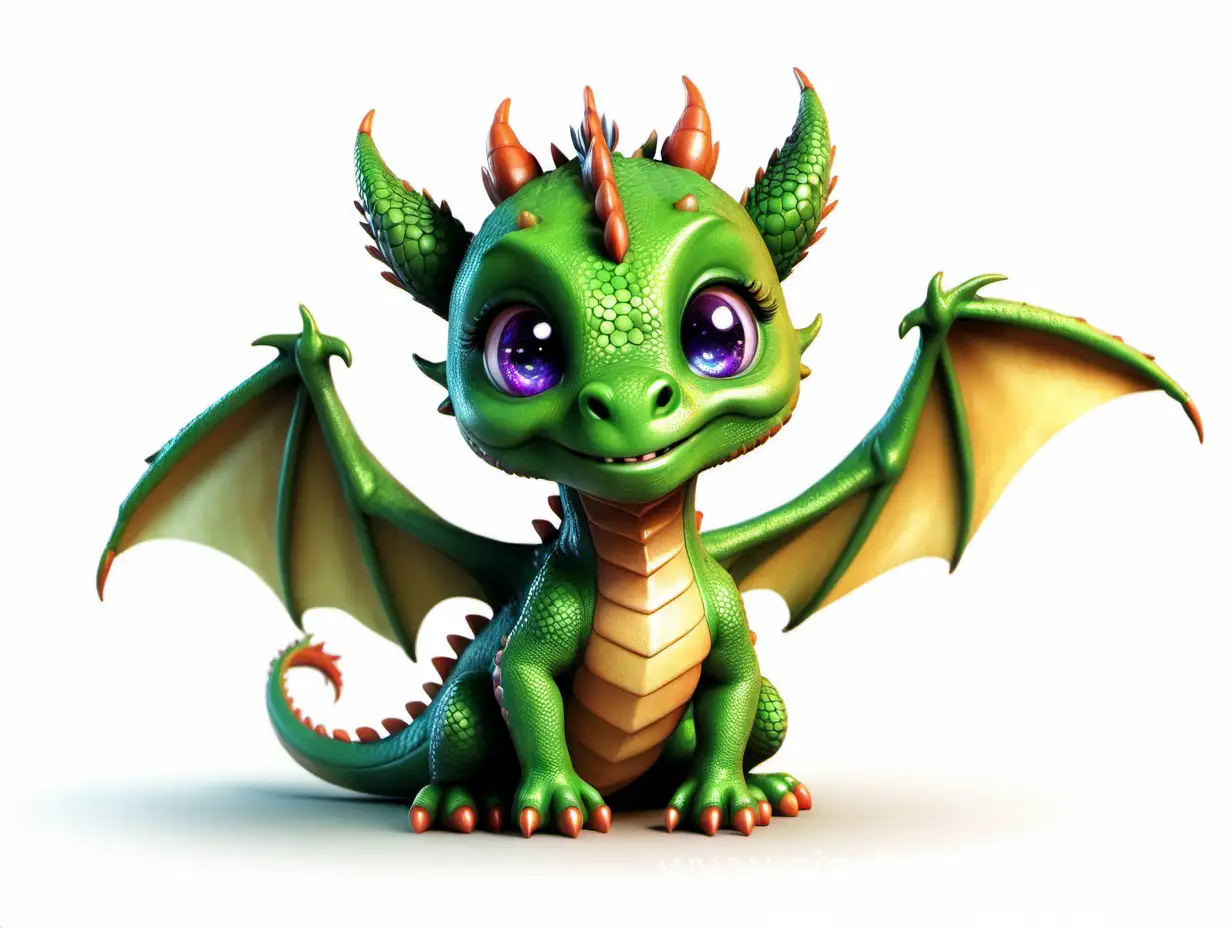 Adorable-Little-Dragon-Illustration-on-Clean-White-Background