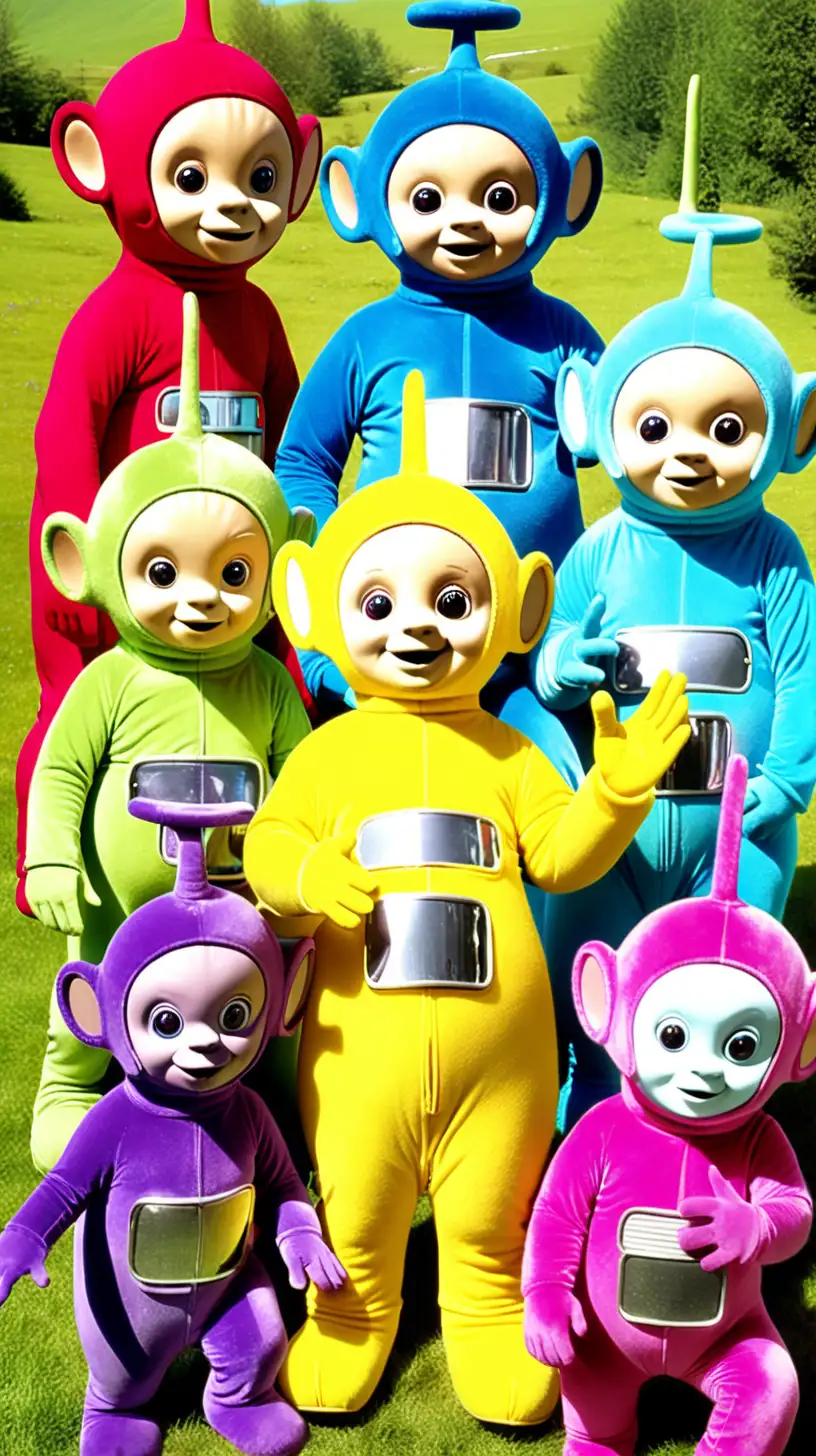 "Explore the mysterious world of Teletubbies Conspiracy Theories: Unravel the hidden secrets behind the colorful characters that captured our childhood."